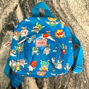 Like New: adorable super dogs 🐶 Cath Kids mini backpack.